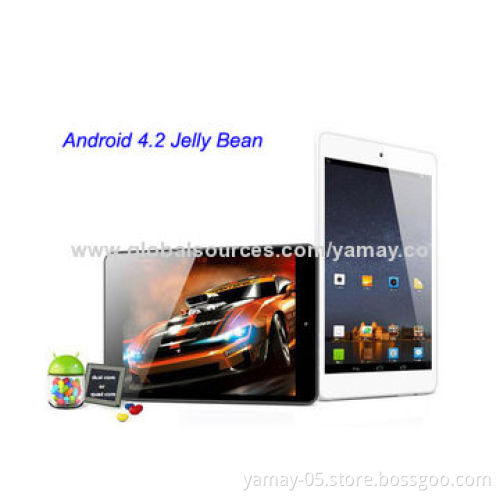 7.85-inch Tablet PC, Android 4.2, MTK8312 1.2GHz,1024*768, 1GB+8GB, Dual-camera, 3G, GPS, BT, Wi-Fi